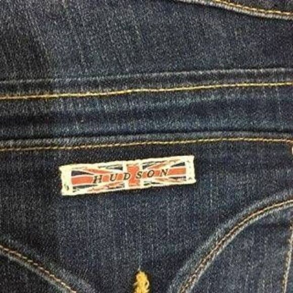 Hudson Cuffed Straight Jeans Size 31 - Picture 10 of 12